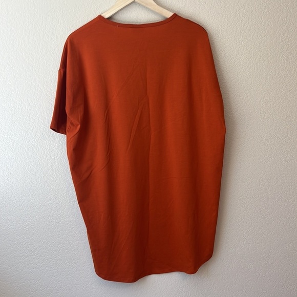 Lularoe Oversized Tee Shirt Orange size Small - Picture 6 of 6